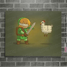 Load image into Gallery viewer, Shirts Posters / 4&quot;x6&quot; / Military Green Hylian Pinata
