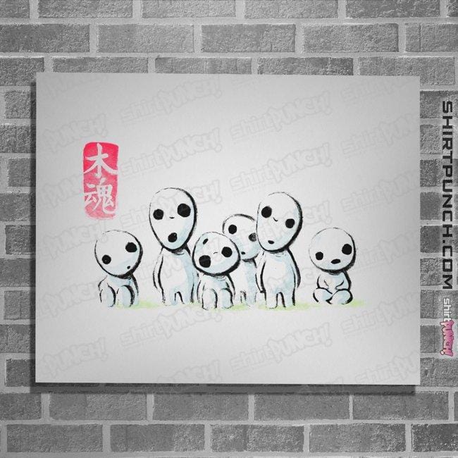 Shirts Posters / 4"x6" / White Spirit Ink
