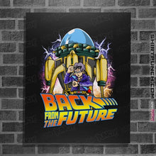 Load image into Gallery viewer, Daily_Deal_Shirts Posters / 4&quot;x6&quot; / Black Back From The Future
