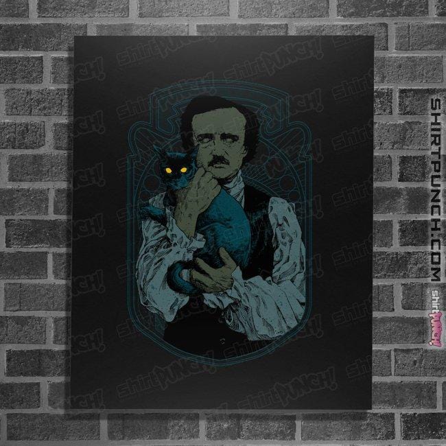 Shirts Posters / 4"x6" / Black Poe And The Black Cat