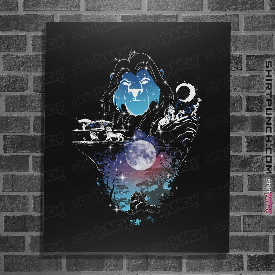 Shirts Posters / 4"x6" / Black Look At The Stars