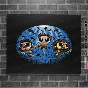 Daily_Deal_Shirts Posters / 4"x6" / Black Ocean Puff Boys