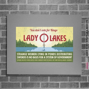 Daily_Deal_Shirts Posters / 4"x6" / Sports Grey Lady O Lakes Butter
