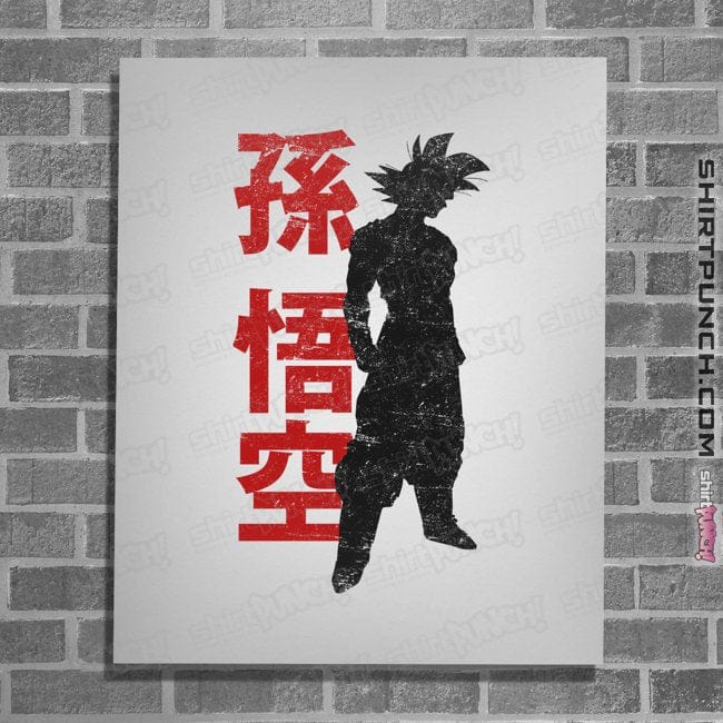Shirts Posters / 4"x6" / White Warrior Race
