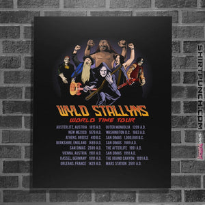 Shirts Posters / 4"x6" / Black World Time Tour