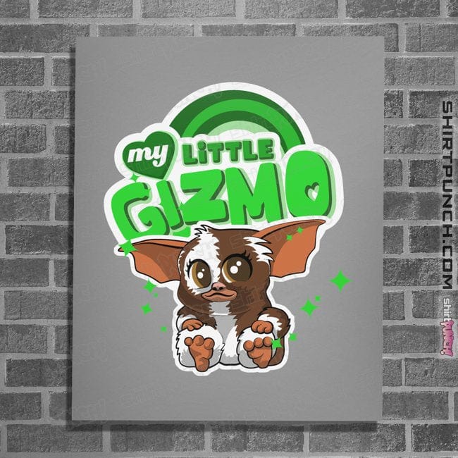 Secret_Shirts Posters / 4"x6" / Sports Grey My Little Gizmo