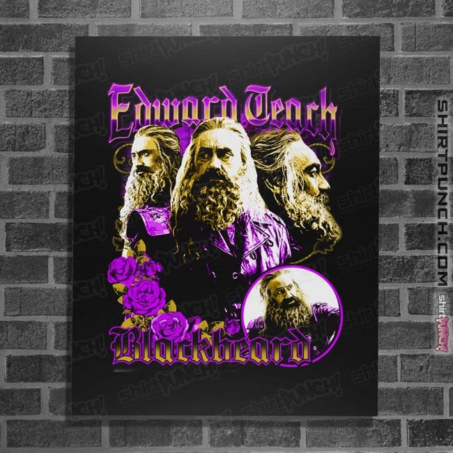 Secret_Shirts Posters / 4"x6" / Black Blackbeard