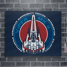Load image into Gallery viewer, Daily_Deal_Shirts Posters / 4&quot;x6&quot; / Navy Battlestar MKII
