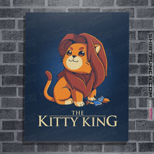 Load image into Gallery viewer, Shirts Posters / 4&quot;x6&quot; / Navy The Kitty King
