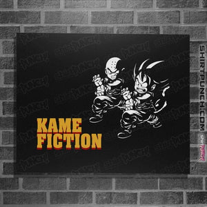Daily_Deal_Shirts Posters / 4"x6" / Black Kame Fiction