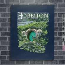 Load image into Gallery viewer, Shirts Posters / 4&quot;x6&quot; / Navy Visit Hobbiton

