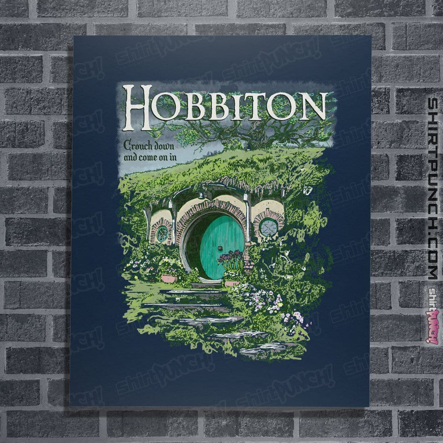 Shirts Posters / 4"x6" / Navy Visit Hobbiton