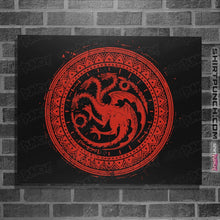 Load image into Gallery viewer, Shirts Posters / 4&quot;x6&quot; / Black Seal Of Dragons
