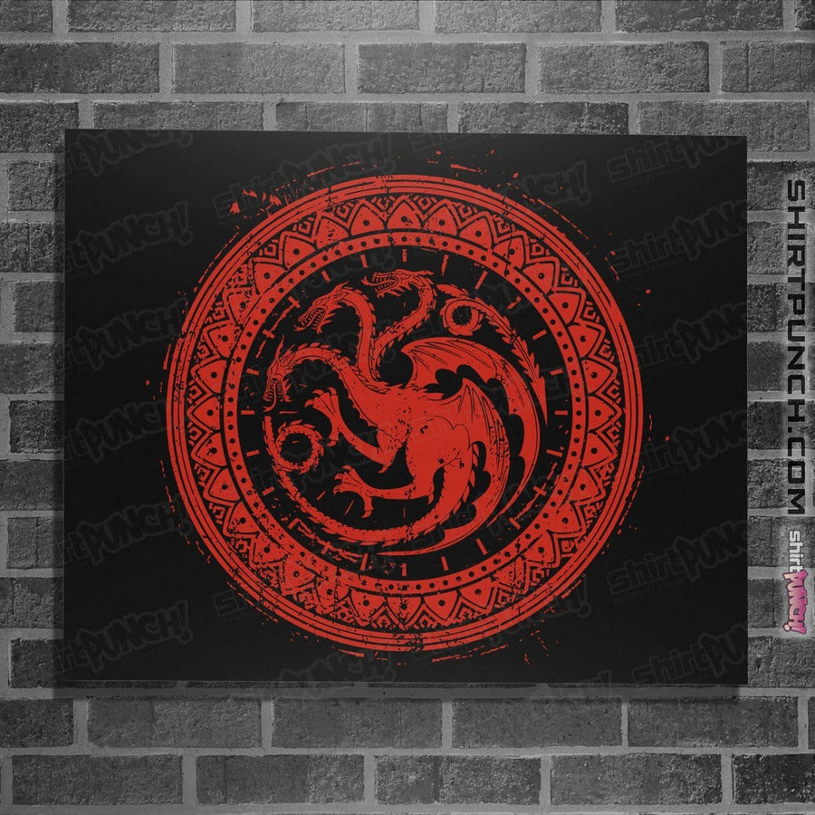 Shirts Posters / 4"x6" / Black Seal Of Dragons
