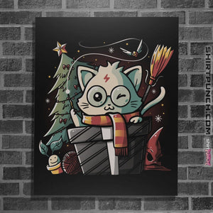 Shirts Posters / 4"x6" / Black Meowgical Gift