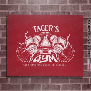 Shirts Posters / 4"x6" / Red Tager's Gym