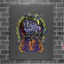 Load image into Gallery viewer, Daily_Deal_Shirts Posters / 4&quot;x6&quot; / Charcoal Rocksteady Crest
