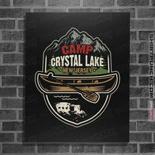 Load image into Gallery viewer, Secret_Shirts Posters / 4&quot;x6&quot; / Black Camp Crystal

