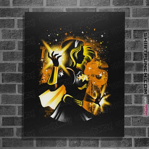 Daily_Deal_Shirts Posters / 4"x6" / Black The Stellar Girl