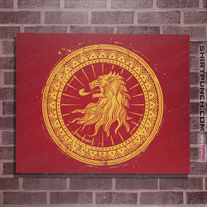 Shirts Posters / 4"x6" / Red Seal Of Lions