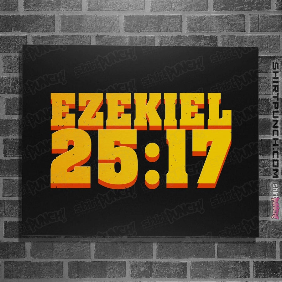 Shirts Posters / 4"x6" / Black Ezekiel