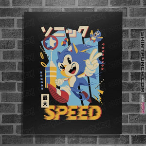 Daily_Deal_Shirts Posters / 4"x6" / Black Top Speed