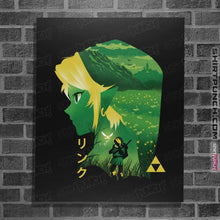 Load image into Gallery viewer, Shirts Posters / 4&quot;x6&quot; / Black Hyrule Hero
