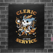 Load image into Gallery viewer, Daily_Deal_Shirts Posters / 4&quot;x6&quot; / Black Cleric At Your Service
