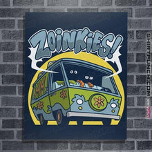 Load image into Gallery viewer, Secret_Shirts Posters / 4&quot;x6&quot; / Navy Zoinkies

