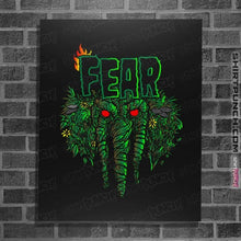 Load image into Gallery viewer, Secret_Shirts Posters / 4&quot;x6&quot; / Black Fear-Thing
