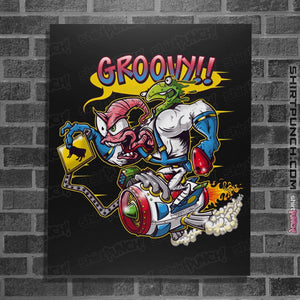 Shirts Posters / 4"x6" / Black Groovy Fink