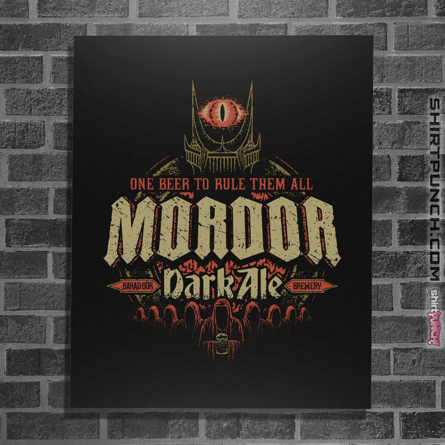 Shirts Posters / 4"x6" / Black Mordor Dark Ale