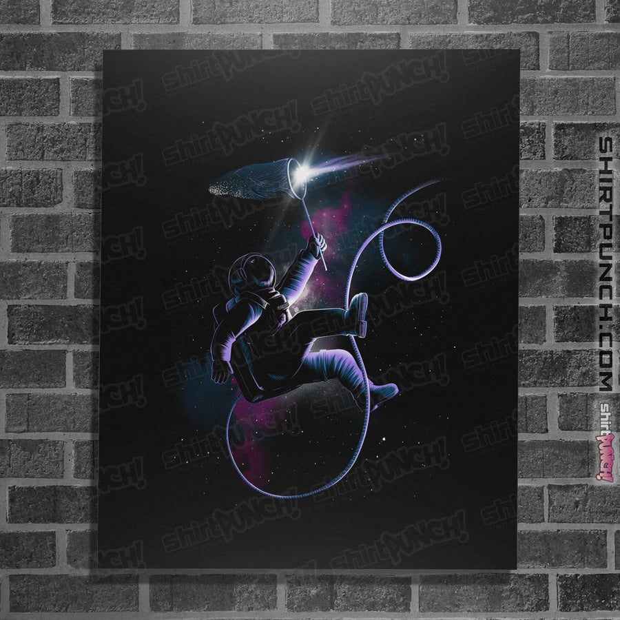 Shirts Posters / 4"x6" / Black Catching Stars