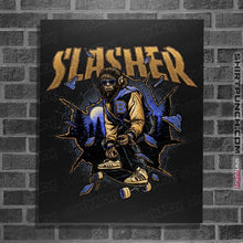 Load image into Gallery viewer, Daily_Deal_Shirts Posters / 4&quot;x6&quot; / Black Wolf Slasher
