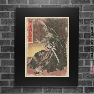 Shirts Posters / 4"x6" / Black Darth Vader