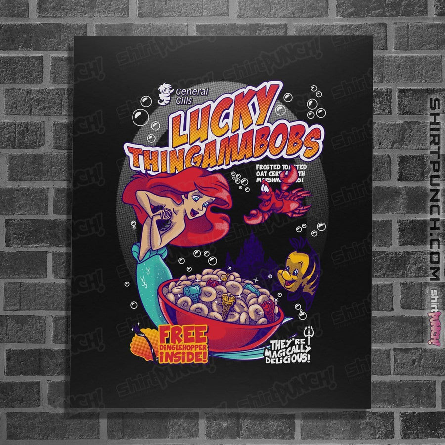 Shirts Posters / 4"x6" / Black Lucky Thingamabobs