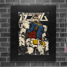 Load image into Gallery viewer, Shirts Posters / 4&quot;x6&quot; / Black The First Gundam
