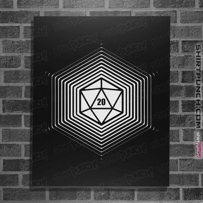 Shirts Posters / 4"x6" / Black Shining Dice