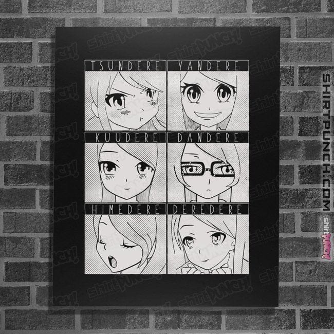 Secret_Shirts Posters / 4"x6" / Black Dere Type