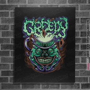 Secret_Shirts Posters / 4"x6" / Black Pot Of Greed Card