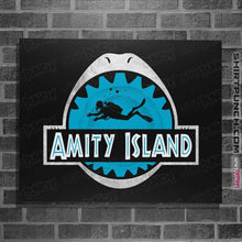 Load image into Gallery viewer, Daily_Deal_Shirts Posters / 4&quot;x6&quot; / Black Amity Island
