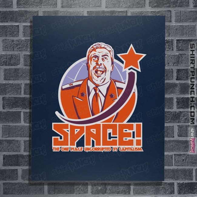 Daily_Deal_Shirts Posters / 4"x6" / Navy Space!