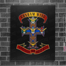 Load image into Gallery viewer, Shirts Posters / 4&quot;x6&quot; / Black Gundam Wing
