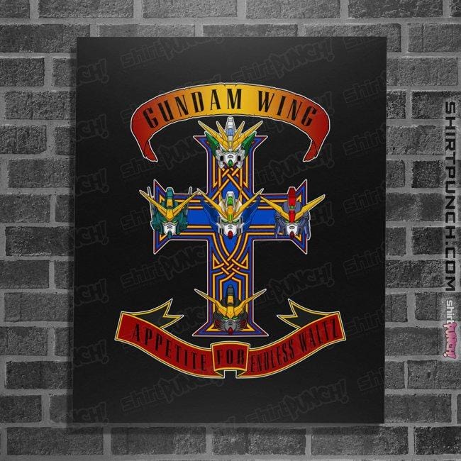 Shirts Posters / 4"x6" / Black Gundam Wing