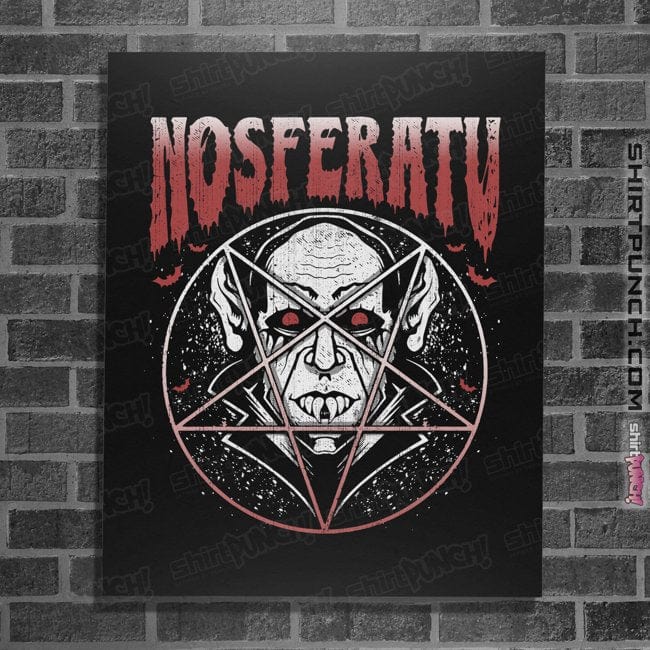 Shirts Posters / 4"x6" / Black Classic Vampire Metal