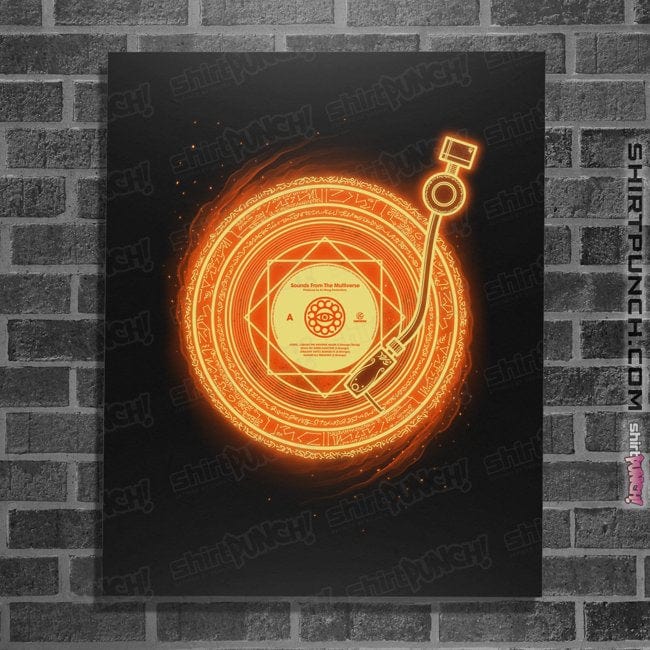 Daily_Deal_Shirts Posters / 4"x6" / Black Sounds From The Multiverse