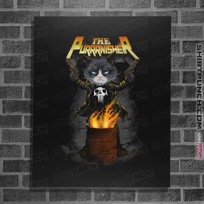 Shirts Posters / 4"x6" / Black The Purnnnisher