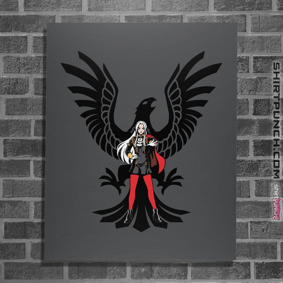 Shirts Posters / 4"x6" / Charcoal Black Eagles House Leader