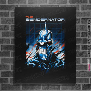 Shirts Posters / 4"x6" / Black Bendernator