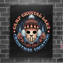Load image into Gallery viewer, Secret_Shirts Posters / 4&quot;x6&quot; / Black Camp Christmas
